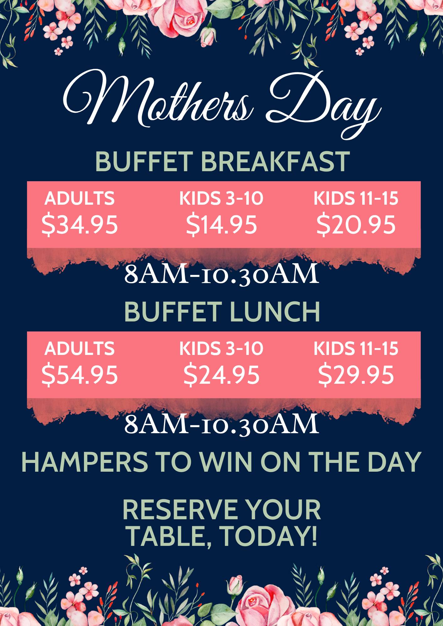 Mother’s Day Buffet Celebration